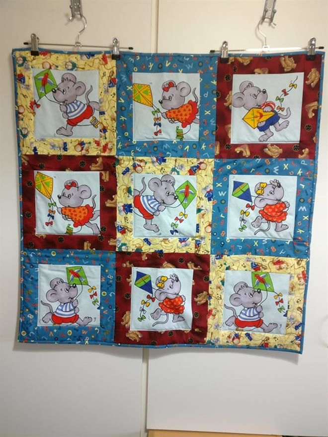 Charlottes mødrehjælps patchwork tæpper